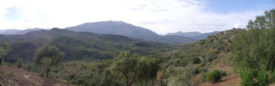 Blick in das Tal des Torrente Isnello